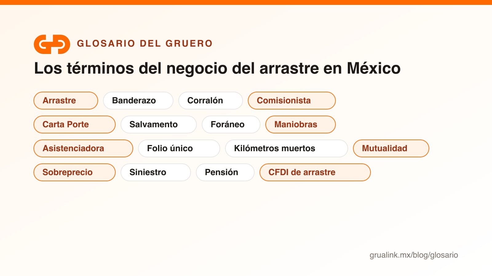 Glosario del gruero: los términos del negocio del arrastre en México